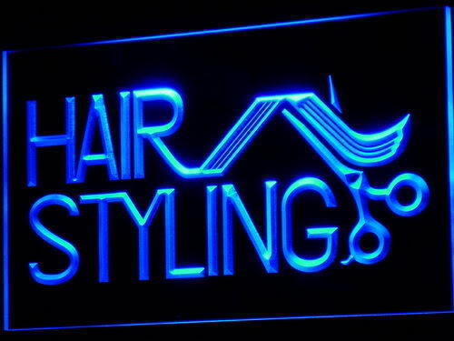 Hair Styling LED Light Sign